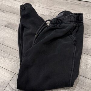Abercrombie & Fitch Off Black Jogger Sweatpants